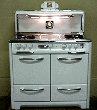 Vintage Wedgewood Gas Stove Parts - TWO.